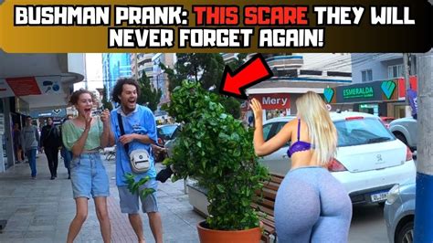 BUSHMAN PRANK👻 PREPARE FOR HEART STOPPING SCARES😂 CRAZY REACTIONS AND ...