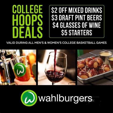 Menu of Wahlburgers in Bloomington, IL 61704