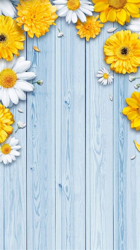 Flowers, white, wood, yellow, HD phone wallpaper | Peakpx