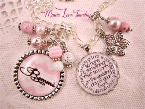 PERSONALIZED FLOWERGIRL GIFT Personalized by MarieLoveJewelry