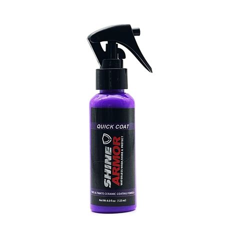 125ml Shine Armor Ceramic Car Wash Fortify Quick Coat Polish Sealer Spray Car Nano Ceramic ...