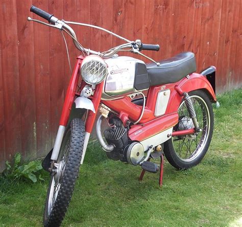 Mobylette Sports Moped 50cc Motorcycle Retro 70's Chopper Runner V5 Rare