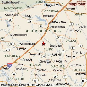 Gurdon, Arkansas Area Map & More