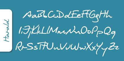 Harald Handwriting Font | Webfont & Desktop | MyFonts