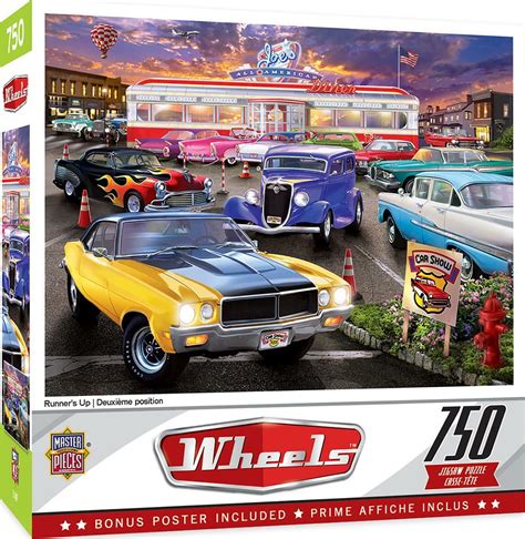 NEW Puzzlebug 300 Piece Jigsaw Puzzle ~ Classic Car Show Puzzles Contemporary Puzzles