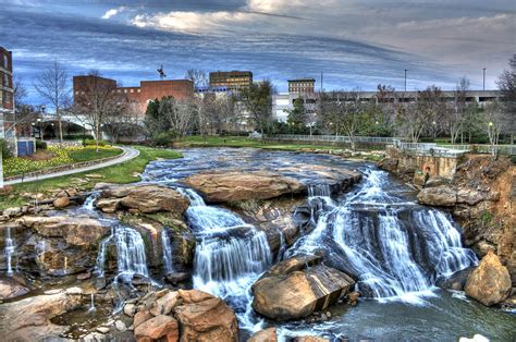 Reedy River Falls Park Greenville South Carolina Photograph by James ...