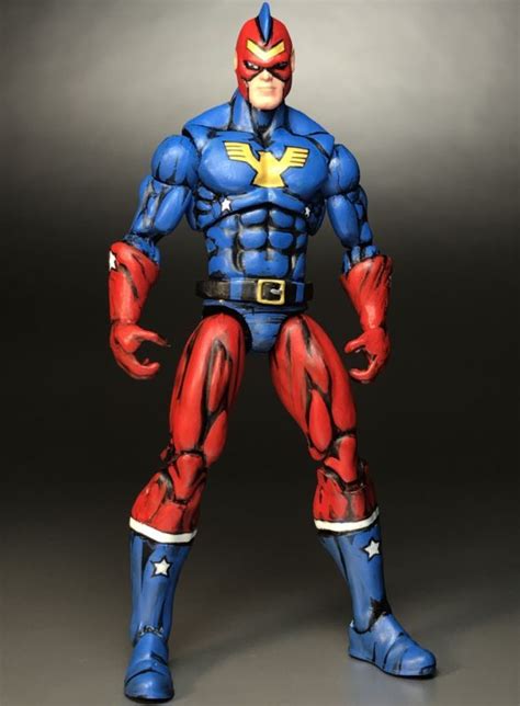 Patriot (Marvel Universe) Custom Action Figure | Custom action figures, Marvel action figures ...