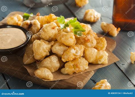 Beer Battered Wisconsin Cheese Curds Stock Photo - Image of fast, fatty ...