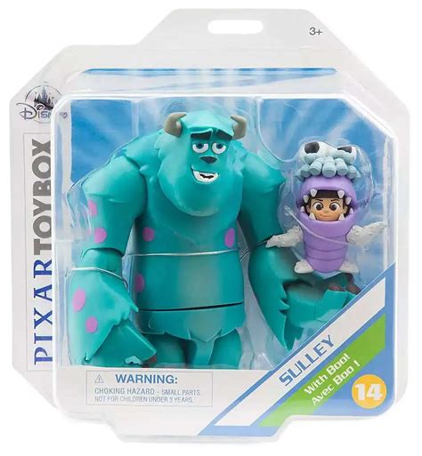 Disney Pixar Monsters Inc Toybox Sulley with Boo Exclusive Action ...