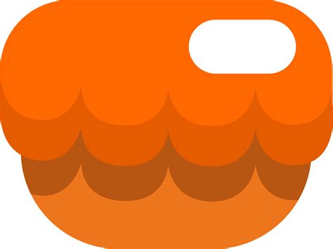 Orange cake, illustration, vector on a white background. 13720012 ...