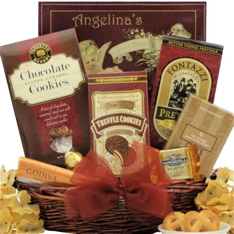 Send Chocolate Gift Baskets - Sweet Chocolate Delights Chocolate Gift Basket at Gift Baskets Etc