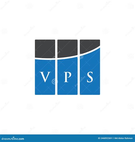 VPS Letter Logo Design on WHITE Background. VPS Creative Initials ...