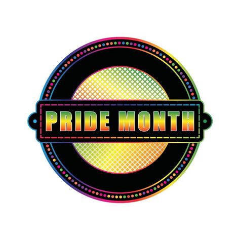 LGBTQ Pride Month. Icon and symbol in rainbow colors style. Editable, EPS 10, Vector ...