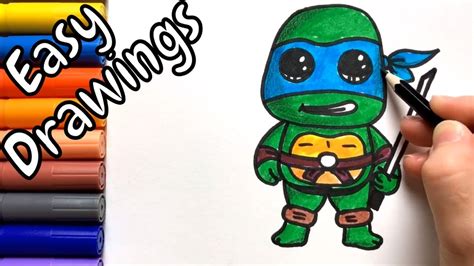 Cute Ninja Turtles Drawings