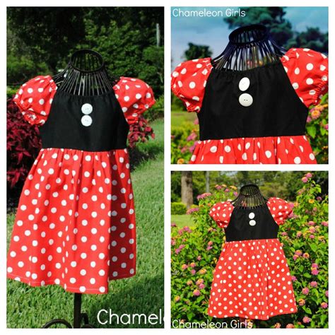 Minnie Mouse Dress Disney Inspired Dress Princess Dress Up | Etsy