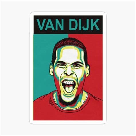 "LFC Virgil Van Dijk Hope Style T-Shirt, Vintage Liverpool FC Colors, Soccer - Football Fans ...