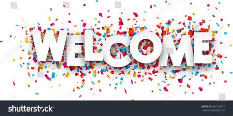 74.162 Welcome banner template: immagini, foto stock e grafica vettoriale | Shutterstock