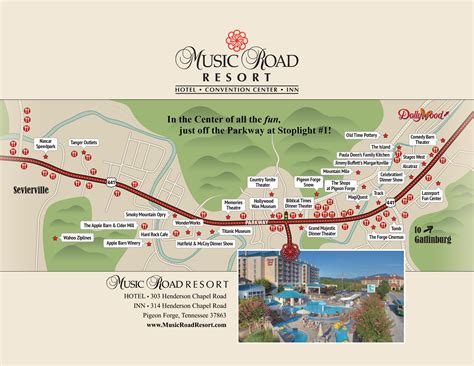 30 Pigeon Forge Tennessee Map Maps Database Source | Adams Printable Map