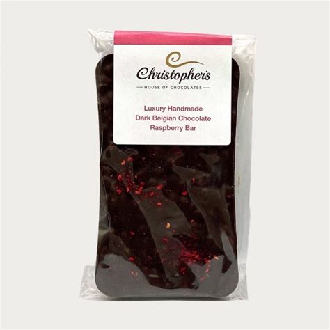 Dark Chocolate Raspberry Bar - House of Chocolates