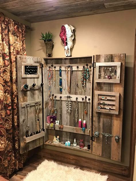 Pin by Sara Lozier on Dream Home | Jewelry organizer wall, Diy jewelry ...