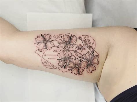 Symbolic and Beautiful Dogwood Flower Tattoo Ideas