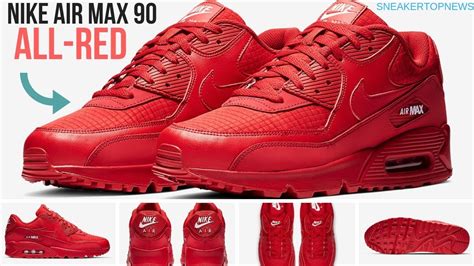 Another Nike Air Max 90 Is Coming In All Red - YouTube