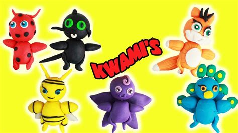 Miraculous Ladybug Play Doh Custom Kwami's!! How to Make Tiki, Plagg ...