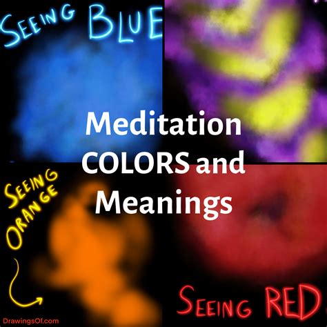 Meditation Colors: Learn the Meaning, and How to Use Them - Drawings Of...