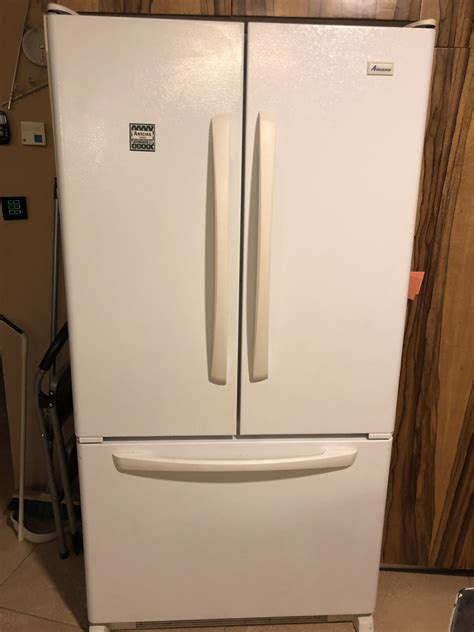 Amana 3 door refrigerator for sale