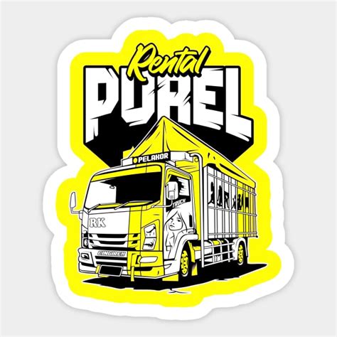 Truck Oleng - Truck - Sticker | TeePublic