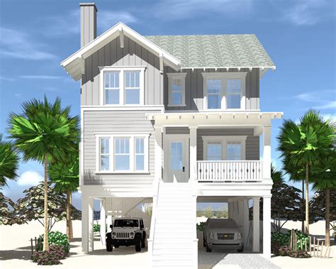 Carolina Walk - Coastal House Plans from Coastal Home Plans