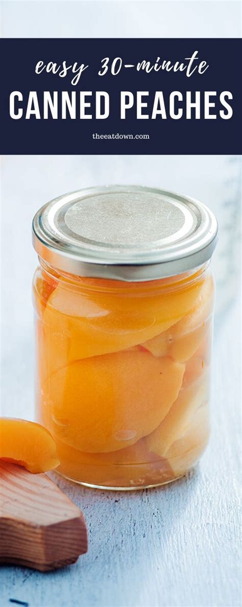 Easy 30-Minute Canned Peaches Recipe | Recipe | Canned peaches, Can peaches recipes, Peach recipe