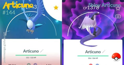 Shiny Articuno - Pokemon Go