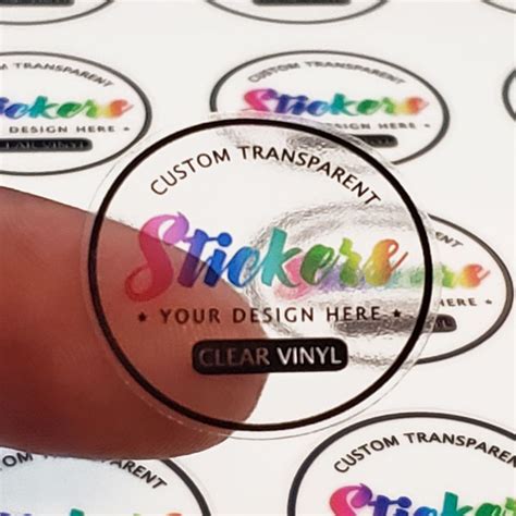 Clear Printable Sticker Labels