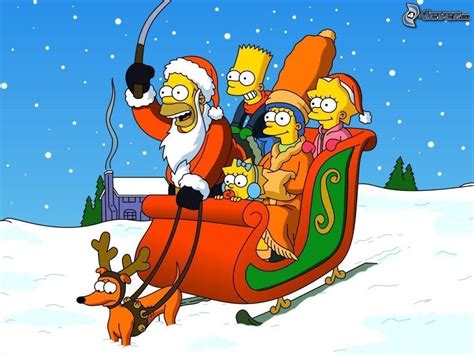 Simpsons Christmas Wallpapers - Wallpaper Cave