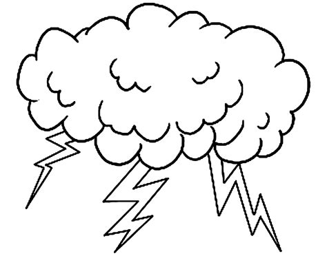 Thunder And Lightning Coloring Pages at GetDrawings | Free download