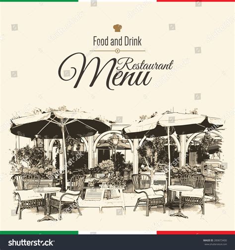 Restaurant Menu Design Vector Brochure Template Stock Vector (Royalty Free) 289873400 | Shutterstock