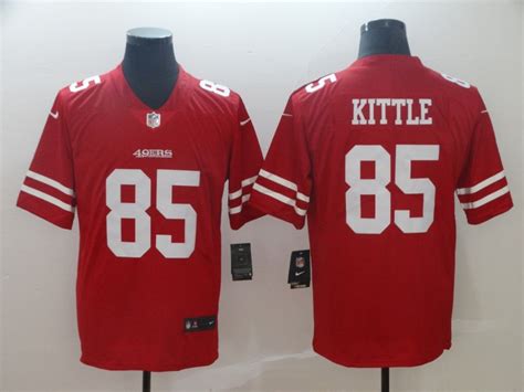 Nike San Francisco 49ers 85 George Kittle White Vapor Untouchable ...