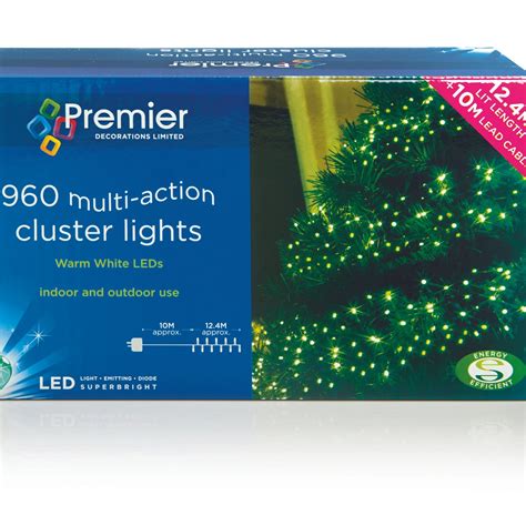 960 LED Warm White Cluster Lights – Cirencester Christmas Trees