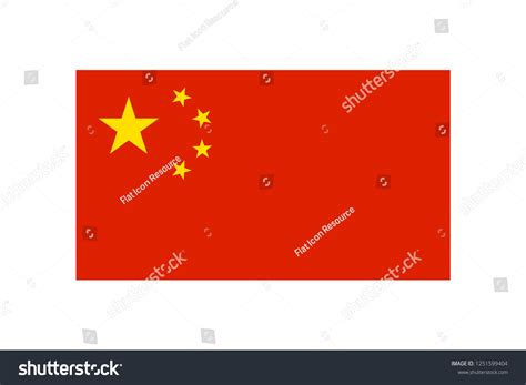 China Flag Vector Stock Vector (Royalty Free) 1251599404 | Shutterstock