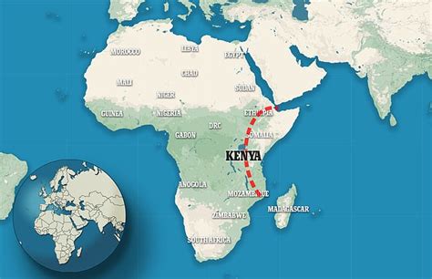 Scientists warn Africa is splitting in TWO: 2,000-mile crack that appeared along southeast of ...