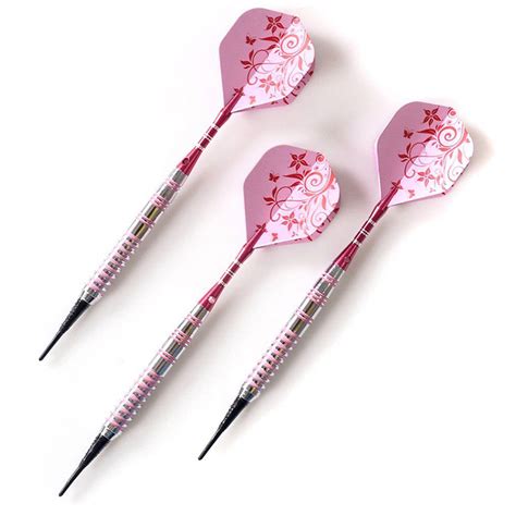 Soft Tip Darts 17g Red Shafts Pink Flights Girl lady Darts | eBay