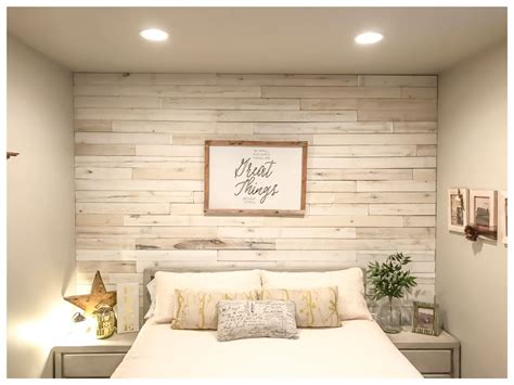 IMG_1729 | Feature wall bedroom, Wood walls bedroom, Accent wall bedroom