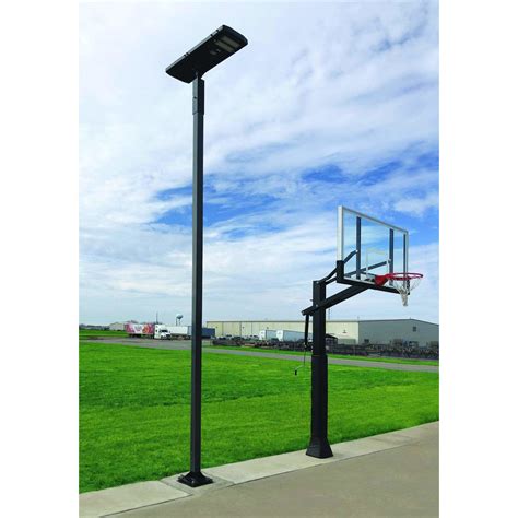 First Team Court Vision Solar Powered Basketball Court Light | Led light design, Steel lighting ...