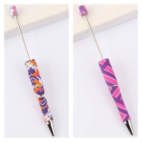 HEY NEW Printed/patterned Beadable Pens DIY Plastic Blank - Etsy