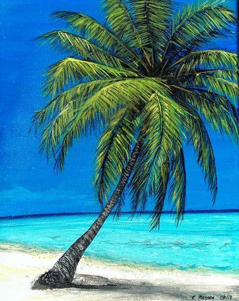 22 Ideas For Palm Tree Painting Hawaii | Palm trees painting, Palm tree sketch, Beach painting