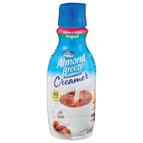 Blue Diamond Almond Breeze Unsweetened Original Almondmilk Liquid ...