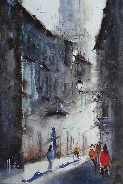 Umberto Rossini ~ Aquarelliste Watercolorist