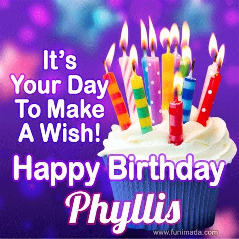 Happy Birthday Phyllis GIFs - Download on Funimada.com