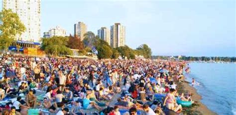 Pre-Fireworks Crowds at English Bay | Vancouver's Best Places